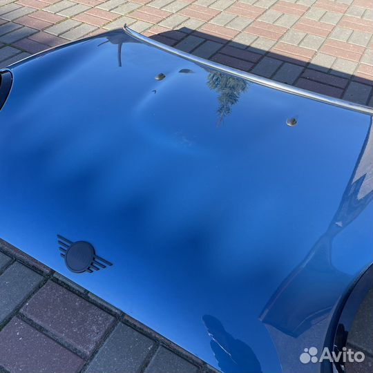 Капот mini F55 F56 F57 светло синий