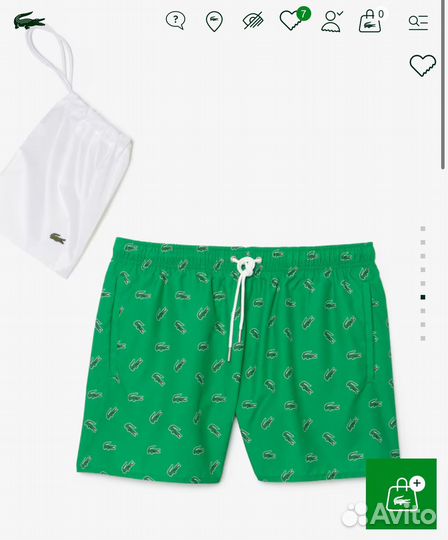 Плавательные шорты Lacoste оригинал