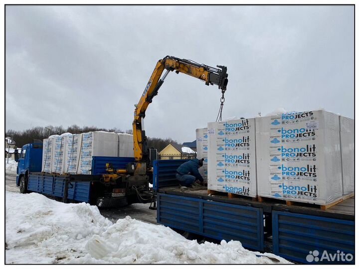 Газосиликатные блоки газоблоки Бонолит