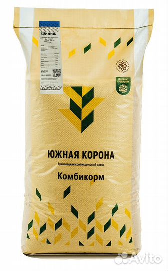 Комбикорм для бройлеров финиш 5 недель и старше юк