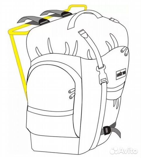 Велорюкзак двухсекционный пик-99 трек-40