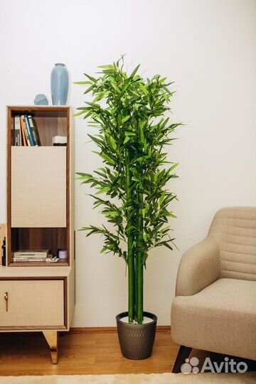 Бамбук искуственный зелёный