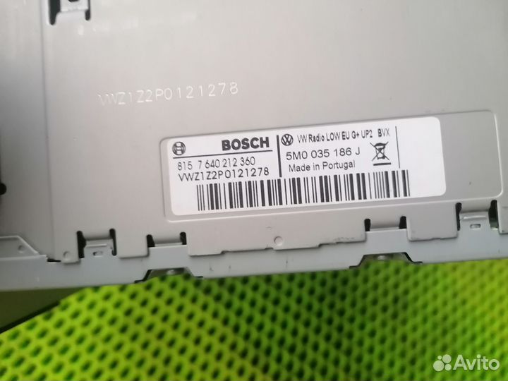 Магнитола VW Passat Тигуан CC 08-15 RCD310 Bosch