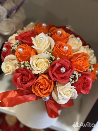 Цветы 101 роза стабилизированые с доставкой букет