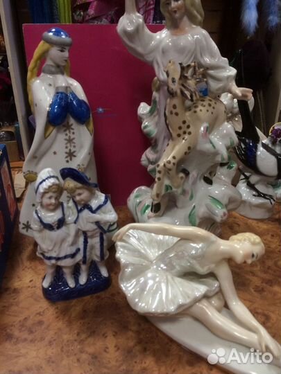 Статуэтки фарфоровые советские и немецкие