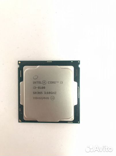 Процессор Intel core i3-8100