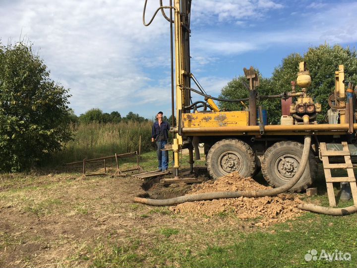 Бурение и промывка скважин на воду