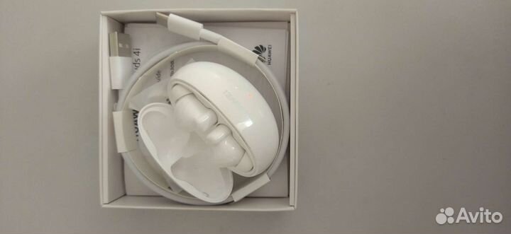 Huawei freebuds 4i белые блютуз наушники