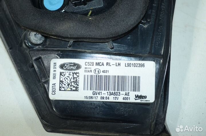 Фонарь внутренний задний левый Ford Kuga 2 2018