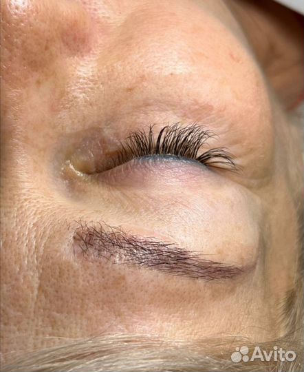 Наращивание ресниц модель