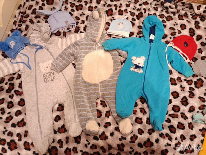 Детские вещи пакетом на мальчика от 0 до 1