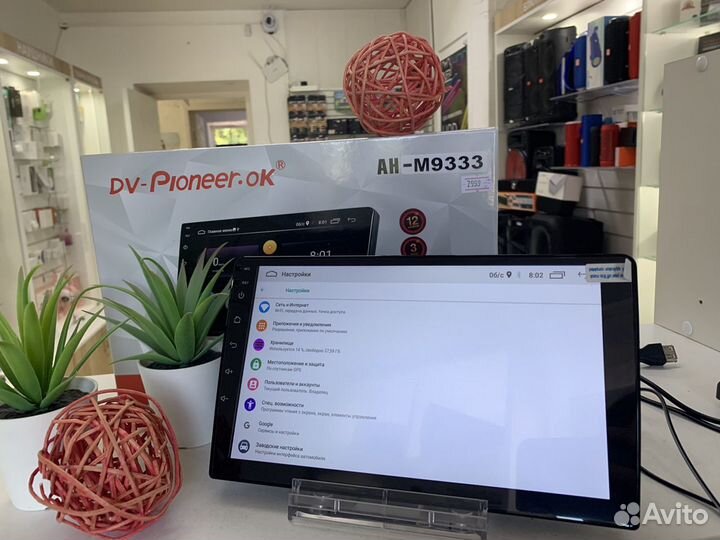 Магнитола Андроид 9 дюймов AH-M9333(новая)