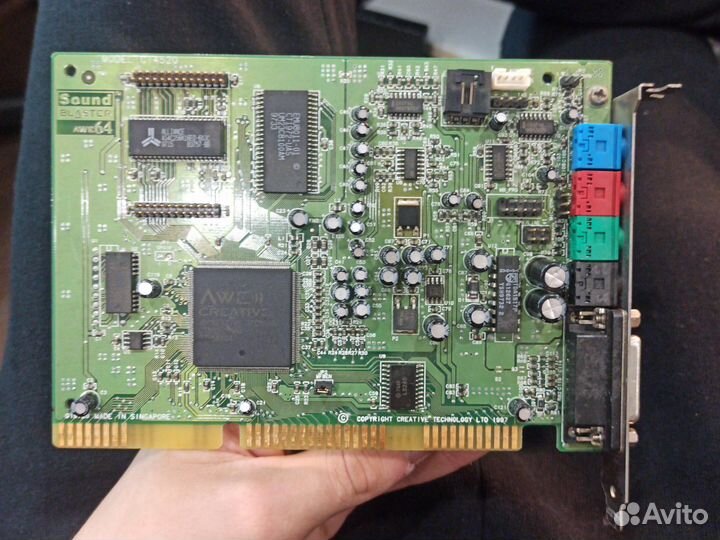 Звуковая карта sound blaster awe64
