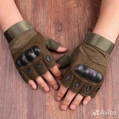 Перчатки тактические летние олива,черные