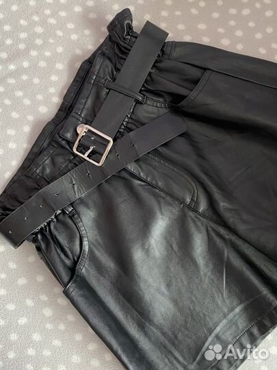 Шорты кожаные