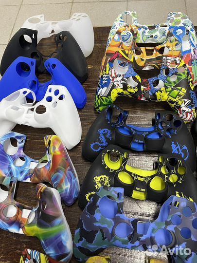 Силиконовые чехлы защитные для джойстика ps4