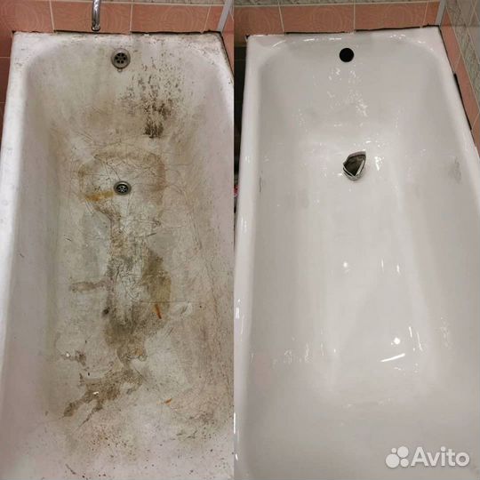 Реставрация ванны, душ. поддона и тд