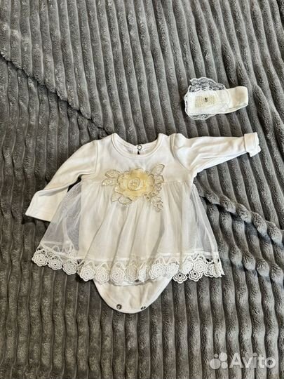 Боди на выписку для девочки