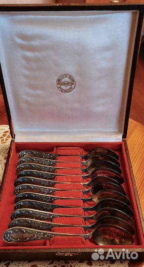 Набор ложек мельхиор Кольчугин з-д РСФСР