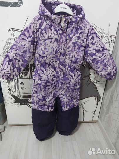 Зимний комбинезон 98+сапожки