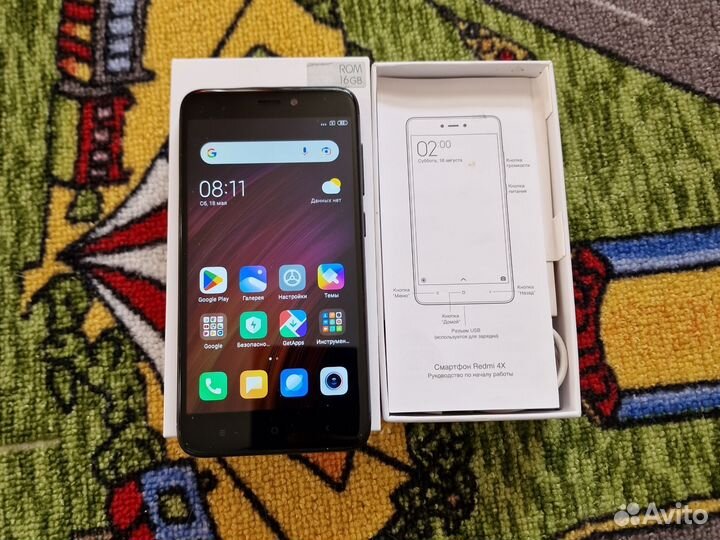 Xiaomi Redmi 4X, 2/16 ГБ