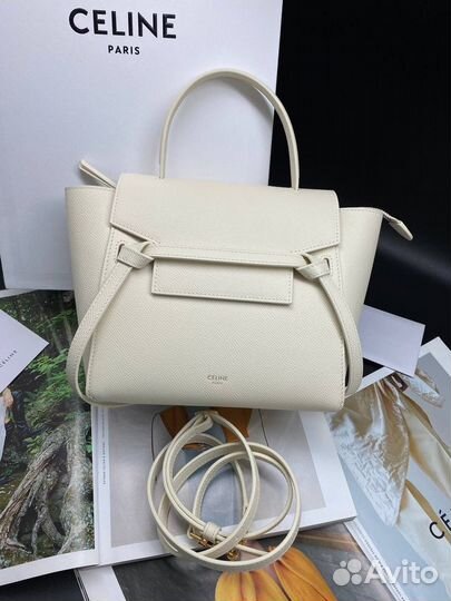 Сумка Celine Belt белая