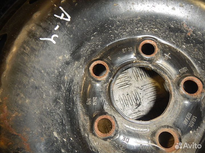 Диск колесный стальной R15 5*112 j6,0 ET38 DIA57,1