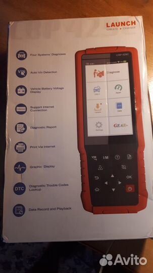 Мультимарочный сканер launch X 431 crp429c