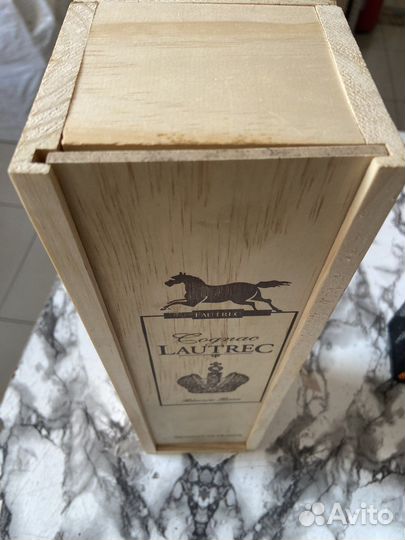 Коробка для коньяка 0,7 деревянная