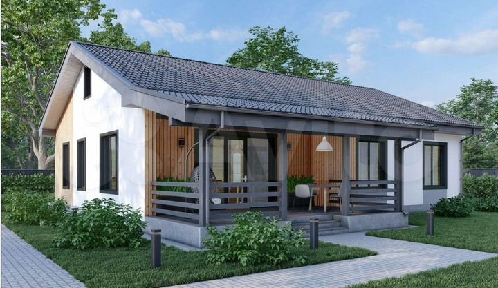 Дом 153 м² на участке 10 сот.