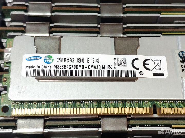 DDR3 32Gb PC3-14900L M386B4G70DM0-CMA # 712384-081