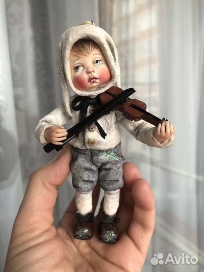 Ватные елочные игрушки