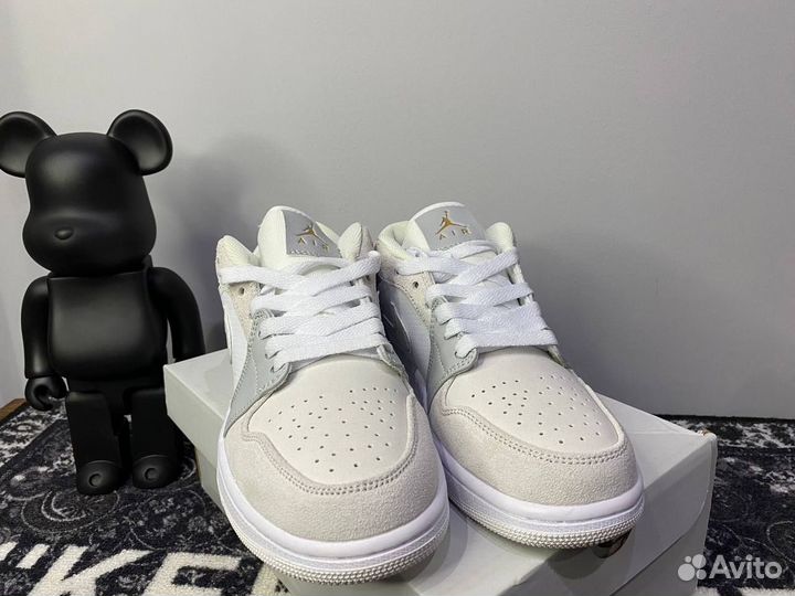 Кроссовки Nike Air Jordan 1 Low White Grey