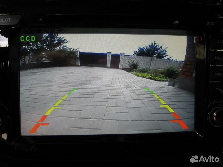 Рамка для номера с камерой, 2 датчика парковки