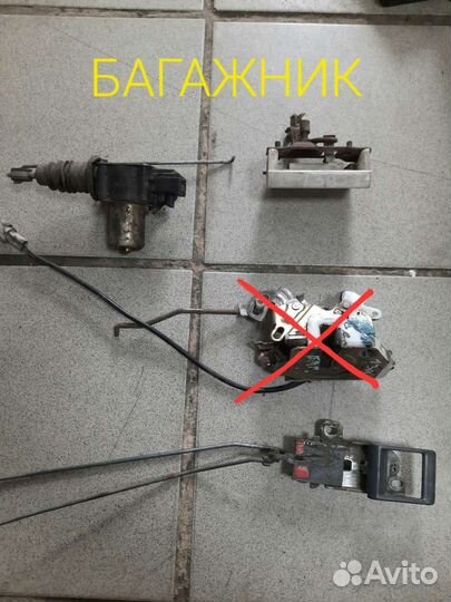 Замок открывания двери Mitsubishi pajero 2