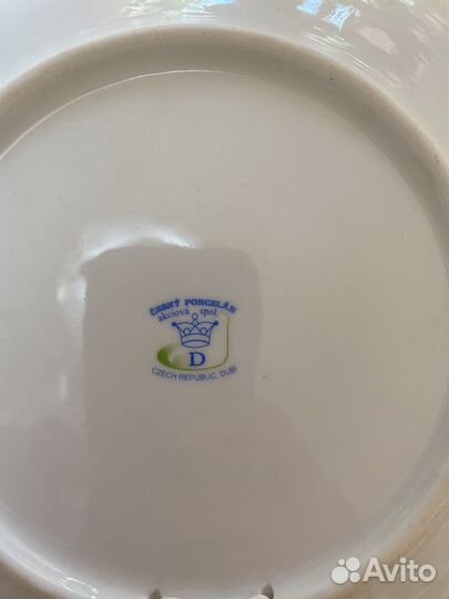 Тарелки настенные фарфор винтаж пара