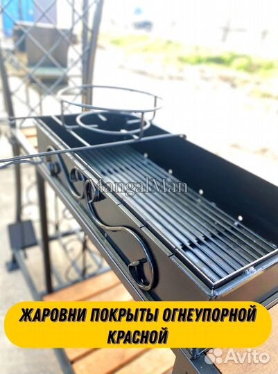 Мангал с крышей