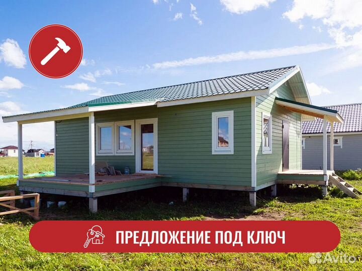 Каркасный дом 69 м