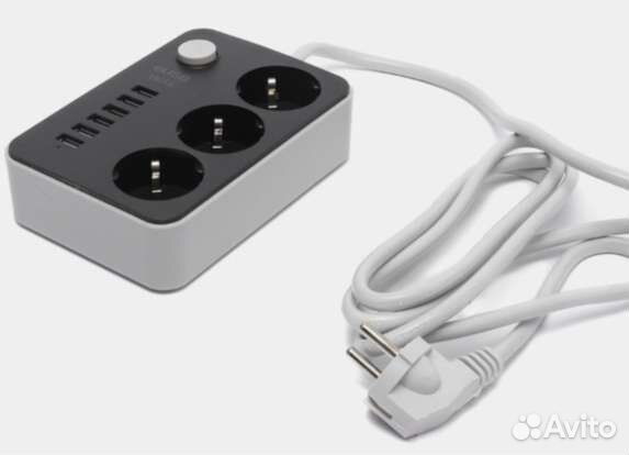 Сетевой фильтр с USB. Новый в упаковке