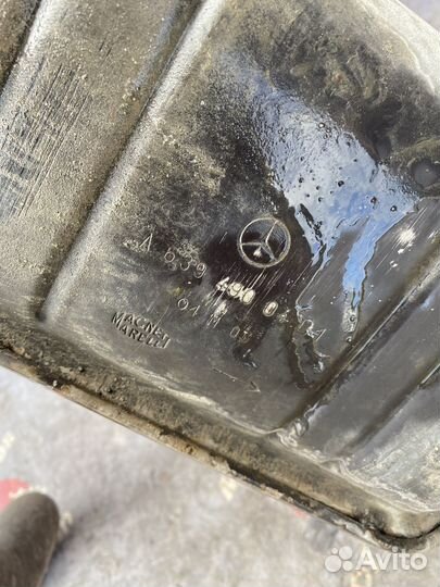 Задняя банка выхлопной системы Mercedes w639