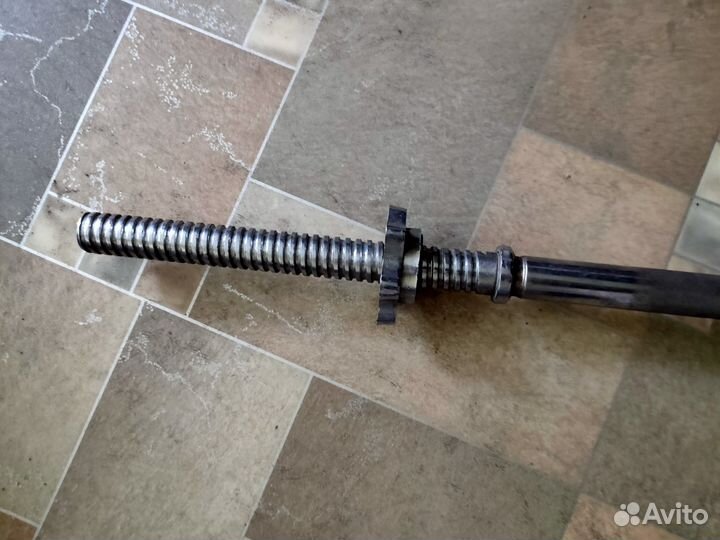 Гриф для штанги прямой 1 м.50 см./диаметр 2,5 см