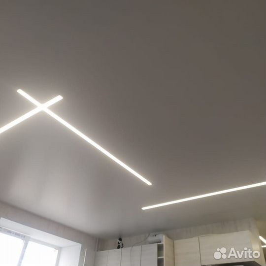 Натяжные потолки / Установка натяжных потолков