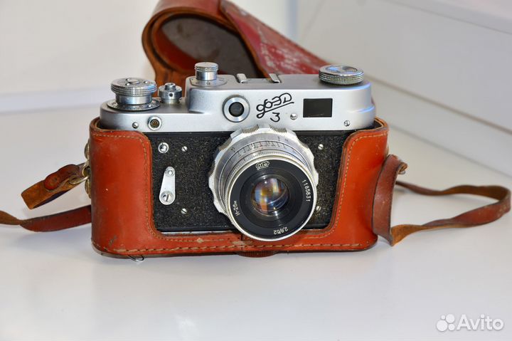Фэд-3 Горбатый Пленочный фотоаппарат СССР ранний