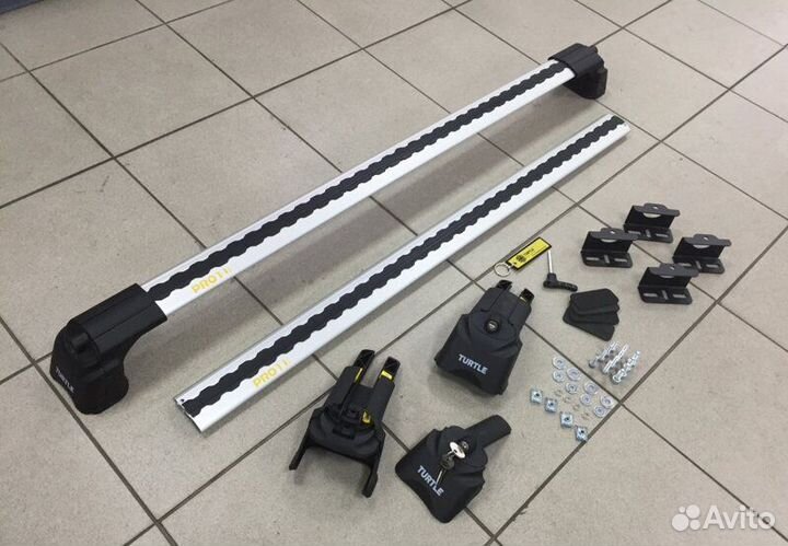 Поперечины на штатные места audi Q7 4M