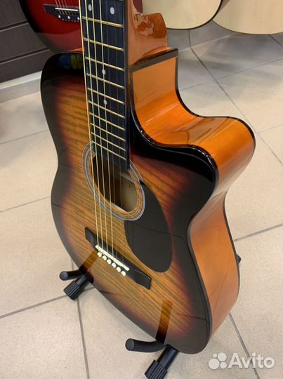 Фольковая гитара с вырезом homage LF-3800CT
