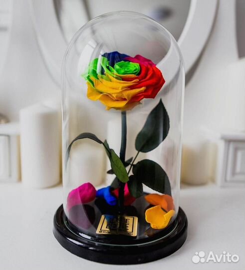 Роза в колбе. С гарантией