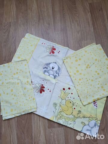 Комплект постельного белья в детскую кроватку