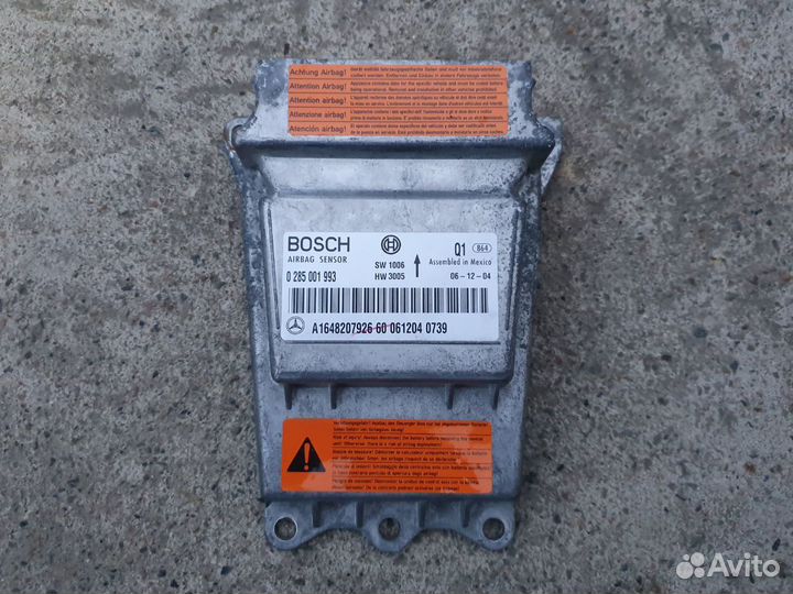 Блок подушек безопасности SRS для Mercedes W164