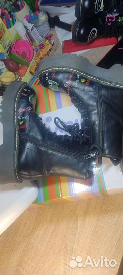 Ботинки для девочки демисезонные 34 размер