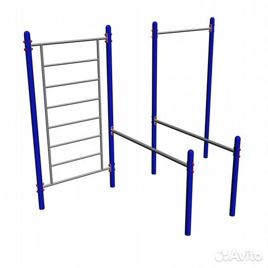 Уличный Спортивный комплекс мм-65 Турник Брусья